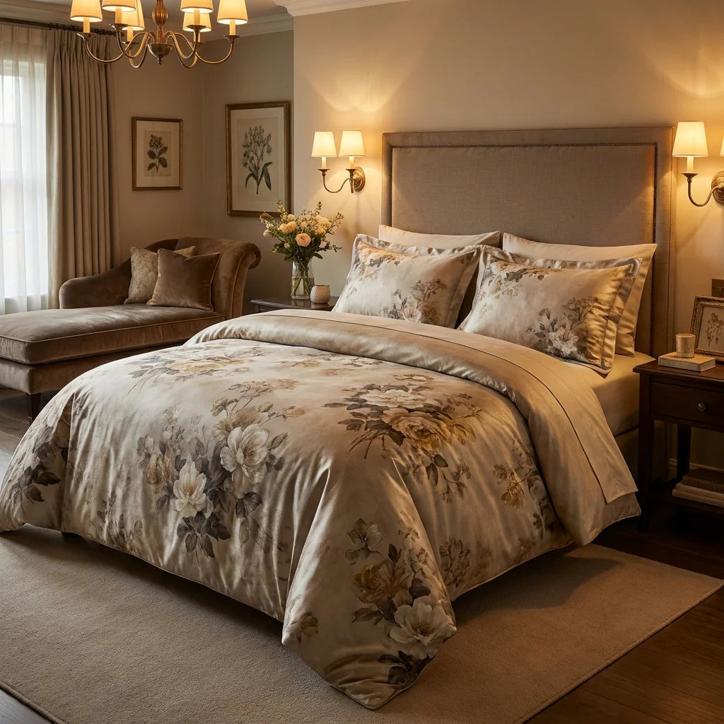 Luxury Printed Wool Heritage Set | 60S King Size Wedding Series