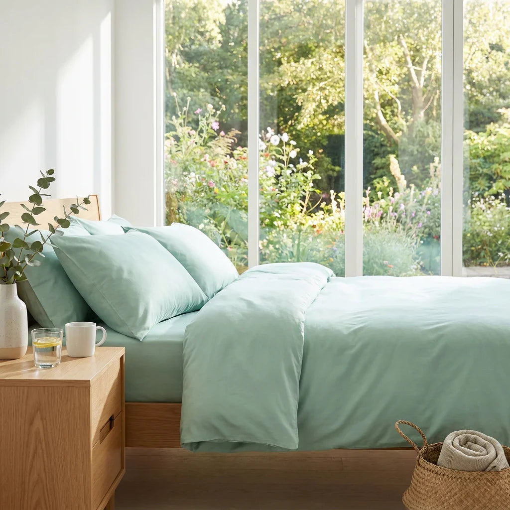 Pure Bamboo Lyocell Cooling Bedding Set